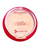 Bourjois Healthy Mix Compact Powder - Mattifying Formula with Vitamins A, E, and B5 | Shade 001 Porcelain 11g - Buy Online on GoSupps.com