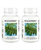 Organic Melia Supreme Neem Leaf Capsules (2 Pack) | Pure Powder for Supreme Nutrition - Buy Online on GoSupps.com