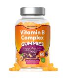 Vitamin B Complex Gummies | 60 Vegan Gummies - Tablet Alternative | High Strength B12 B6 B12 B2 B3 B5 Biotin Folic Acid Zinc and Iodine Supplement | by Horbaach - Buy Online on GoSupps.com