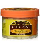 OKAY Mango Butter Chunks - 100% Pure for Hair & Skin | Revive Dry Hair & Soothe Skin | 8 oz (227g - Buy Online on GoSupps.com