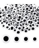 UPINS 300 Pcs Large Self-Adhesive Black Googly Eyes - 15mm, 18mm, 20mm, 25mm - Buy Online on GoSupps.com