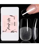 Makartt 504Pcs Soft Gel Full Cover Nail Tips - Medium Square False Nails for Salons & DIY Nail Art - Matte Finish, No Crease - 12 Sizes - Buy Online on GoSupps.com