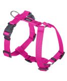CHABA Medium Dog Harness - Anti-Pull Adjustable & Comfortable Step-In Design for Running - Classic Control Harness in Fuchsia & Pink - Buy Online on GoSupps.com