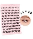 Poiuyoiu single eyelashes manga cluster natural look 120 pieces D-loose 8-16mm false eyelashes Wispy anime lashes reusable fake eyelash extensions with soft band strips W50 - Buy Online on GoSupps.com