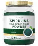 Spirulina Powder for Smoothies 2.2 lbs | Blue Green Algae | 8g Spirulina per Serving | Vegan, Non-GMO, Gluten Free Supplement | by Carlyle - Buy Online on GoSupps.com