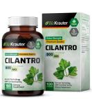Cilantro Capsules - Organic Cilantro Powder - 100 Vegan Pills - Buy Online on GoSupps.com