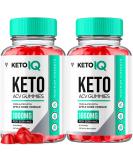 Buy Keto IQ ACV Gummies | 2 Pack - Advanced Weight Loss Supplement with Apple Cider Vinegar | 1000MG Keto+ACV Formula | 120 Gummies - Buy Online on GoSupps.com