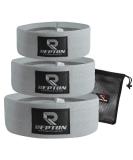 3 Sets Resistance Bands for Glutes Hips and Legs Workout | Non-Slip Booty Band for Home Gym Fitness | Ideal for Women and Men | Physio Resistant Loop Dark Grey - Buy Online on GoSupps.com