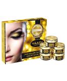 Vaadi Herbals Gold Facial Kit - 24 Carat Gold Leaves & Natural Ingredients | 270g - Anti-Aging & Radiant Skin - Buy Online on GoSupps.com