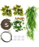 Shop Art Plant Hanging Terrarium Accessories | Quozio Artificial Plants for Reptiles - Ideal for Lizards Snakes & Iguanas - Buy Online on GoSupps.com