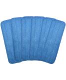 6 Pack Microfiber Replacement Mop Pads 18x6 - Reusable Wet & Dry Floor Cleaning Refills - Home & Commercial Use - Blue - Buy Online on GoSupps.com