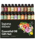 Top 20 Organic Essential Oils Gift Set - Peppermint, Tea Tree, Lavender, Eucalyptus, Lemongrass - for Diffusers, Aromatherapy, Skin & Hair Care - 10mL Bottles - Best-Seller | 20-Pack with Gift Box - Buy Online on GoSupps.com