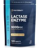 Lactase Enzyme Tablets for Improved Lactose Digestion | 180 Capsules by Horbaach - Buy Online on GoSupps.com