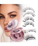 Shop Wendy Lashes Magnetic Eyelashes with Applicator - No Glue Lightweight & Reusable Fluffy Lashes - 2 Pairs of Natural Styles - Buy Online on GoSupps.com