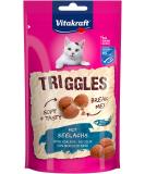 Vita power triggles cat snack with pussies portionable in three snacks ideal as reward or training without added sugar (1x 40g) 40 g (1 Pack) - Buy Online on GoSupps.com