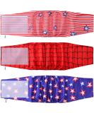 Avont Male Reusable Dog Diapers - 3 Piece Washable Belly Bands for Incontinence | Eco-Friendly XS (22-29cm) - Flag/Star/Spider-Man Design - Buy Online on GoSupps.com
