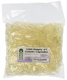 Capsule Connection 1000 Bulk Empty Gelatin Capsules Size 1 - Resealable Bag - Buy Online on GoSupps.com