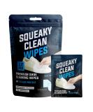 Premium Squeaky Clean Wipes for All Shoes - 24 Pack Individually Wrapped - Dual Textured - Portable Resealable Bag - Keep Your Footwear Looking Brand New! - Buy Online on GoSupps.com