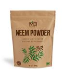 MB Herbals Pure Neem Powder 1 Pound | 16 Oz | 454 Gram | Wild Crafted Neem Leaf Powder | Very Bitter Neem Supplement for Skin Hair and Detox | Azadirachta Indica - Buy Online on GoSupps.com