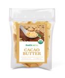Healthworks Cacao Butter (32 Ounces / 2 Pounds) Organic | Unrefined Non-Deodorized Cocoa | Certified Organic from Peru | Sugar-Free, Keto, Vegan & Non-GMO | Antioxidant Superfood - Buy Online on GoSupps.com