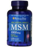 Puritan's Pride MSM Joint Support 1000mg Rapid Release Capsules - 120 Count - Buy Online on GoSupps.com