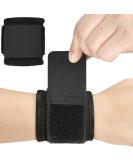 Gleemen Wrist Bandages - 2 Breathable Wrist Wraps for Support | Elastic Velcro Fastener | Ideal for Fitness Sports & Strength Training - Buy Online on GoSupps.com