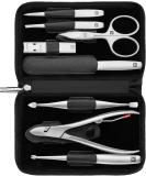 ZWILLING 8-Piece Manicure and Pedicure Set | Premium Nail Care Travel Size Leather | International Shipping Available - Buy Online on GoSupps.com