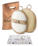 Fancy Pine Loofah Sponge - Natural Exfoliating Body Scrubber for Healthy Skin - Durable Bath Shower Sponge for Men, Women, Kids - Buy Online on GoSupps.com