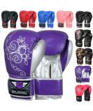 Kids Boxing Gloves 4-12 Years | 6oz Training Mitts for Children | Youth Sparring & MMA | Purple Junior Punching Gloves - Buy Online on GoSupps.com