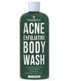 TreeActiv Acne Exfoliating Body Wash - 8oz Foam Cleanser for All Skin Types | Sulfur Aloe Vera & Jojoba Beads - Buy Online on GoSupps.com