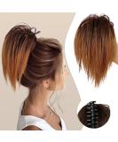 ColorfulPanda 26cm Auburn Ponytail Clip-in Extension - Smooth Claw Hair Piece for Women & Girls - Buy Online on GoSupps.com