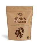 MB Herbals 100% Natural & Pure Henna Powder 1 lb | 16 oz / 454g | For Natural Orange-Red Hair Color | Triple Sifted | Raw | Non-Radiated |Pure Henna from Marwar Rajasthan - Buy Online on GoSupps.com