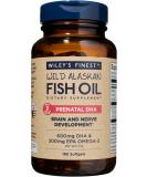 Buy Wiley's Finest Wild Alaskan Fish Oil Prenatal DHA 600mg - 180 Softgels for Optimal Fetal Health - Buy Online on GoSupps.com