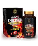 Advanced Keto Shred - 60 Thermogenic Fat Burner Pills for Fast Weight Loss - Men and Women - Fat Burning Keto Tablets - Buy Online on GoSupps.com