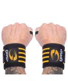 GASP Men's Hardcore Wrist Wraps - Durable Black Fitness Support for Weightlifting & Gym Workouts - Buy Online on GoSupps.com