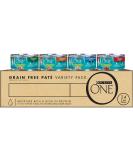 Purina ONE Cat Food Variety Pack - 24 (3 oz) Grain Free Cans, 4 Flavors - Buy Online on GoSupps.com