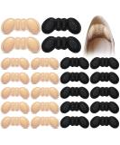 Newcotte 12 Pairs Heel Pads - Anti-Slip Cushion Inserts for Men & Women - Prevent Rubbing Blisters & Heel Slipping - Beige & Black - Buy Online on GoSupps.com