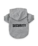 DroolingDog Dog Hoodie Security Pattern Pet T Shirt Puppy Sweatshirt Gray Clothes Costume for Small Dogs Small Grey Small (3.3-5.5lb) Grey - Buy Online on GoSupps.com