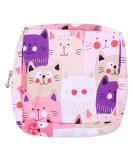 Cat Design Sanitary Napkin Storage Bag with Zipper - Multifunctional Holder for Teen Girls and Women (Assorted Color) - Buy Online on GoSupps.com