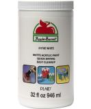 Apple Barrel White Acrylic Paint 32 Fl Oz - 1 Quart - Pack of 1 | White Paint for Art and Craft Projects - Buy Online on GoSupps.com