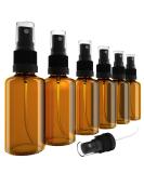 EBELYX spray bottle 100ml 6x Made in Germany small spray bottle with atomizer made of brown glass - Buy Online on GoSupps.com
