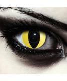 Buy Yellow Cat Eye Halloween Costume Contact Lenses | Soft Colored Non-Prescription Lenses - 1 Pair - Buy Online on GoSupps.com
