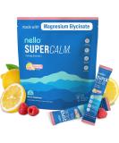 Nello Supercalm - Drink Mix | Contains KSM-66 Ashwagandha L-Theanine Magnesium Glycinate and Vitamin D3 20 Servings (Travel Packets) 20.0 Servings (Pack of 1) - Buy Online on GoSupps.com