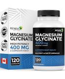 Renew Actives Magnesium Bisglycinate Supplement - 120 Capsules - Buy Online on GoSupps.com