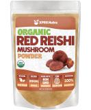 XPRS Nutra Organic Red Reishi Mushroom Powder - Premium Reishi Powder for Cognition - Vegan Reishi Mushrooms for Longevity and Energy (4 Ounce) 4 Ounce (Pack of 1) - Buy Online on GoSupps.com