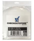 100 CheckOutStore  Clear Storage Pockets (5 x 5 1/8) - Buy Online on GoSupps.com