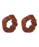 Set of 2 Camel Brown Hair Ties - Stylish & Durable Hair Accessories for All Hair Types - Buy Online on GoSupps.com