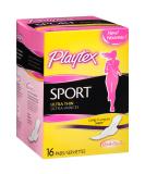 Playtex Sport Ultra Thin Long Super 16 Pads - Stay Active with Maximum Protection - Buy Online on GoSupps.com