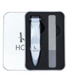 Premium Nail Clipper Set with File & Container - Stainless Steel Fingernail & Toenail Clippers in Gift Box - Perfect Gifts for Men & Women - Buy Online on GoSupps.com