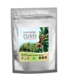 Organic Cloves Whole 8 oz Fair Trade in Mylar Bag with E-Book - Secrets of Cloves and Gourmet Recipes Included - Buy Online on GoSupps.com